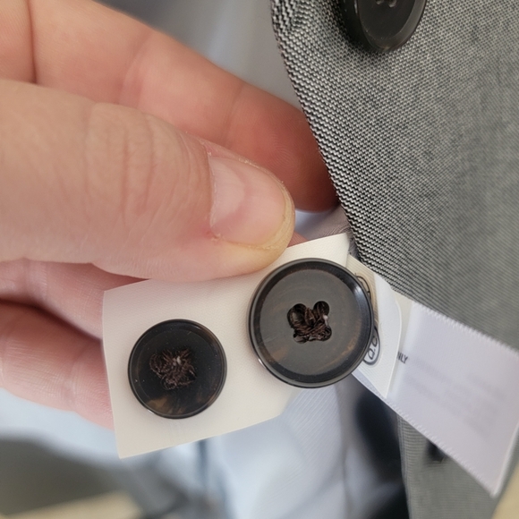 Gap The Academy Blazer Womens 6 Gray Two Button Front Pockets Lined Career - Picture 7 of 8